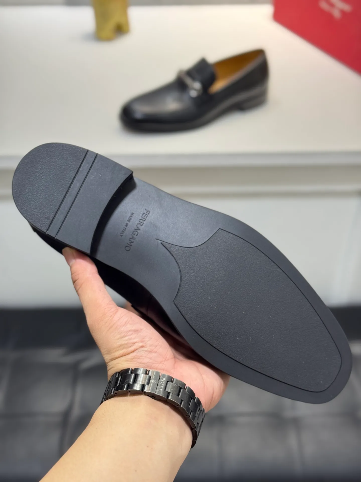 Men's men's shoes 💰480 [New style] 🐠🐠New Ferragamo [Ferragamo] top imported suit men's shoes 💯 Official website original copy, product materials: selected imported embossed calfskin + luxury hardware buckle accessories ~ imported water-dyed cow 🐂 leather lining. Strong three-dimensional visual effect, original combination outsole, multiple colors available😘 Size: 39-44 (customized at 45.46.47